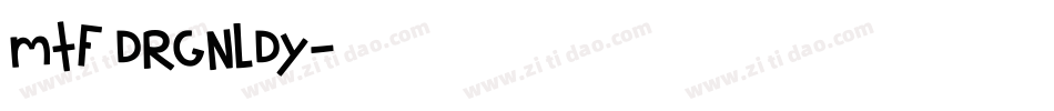 MTF Drgnldy字体转换